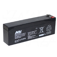 12v 2.6Ah Battery (Terminals Are At 1 End)